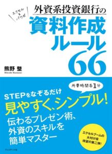 外資系投資銀行の資料作成ルール66